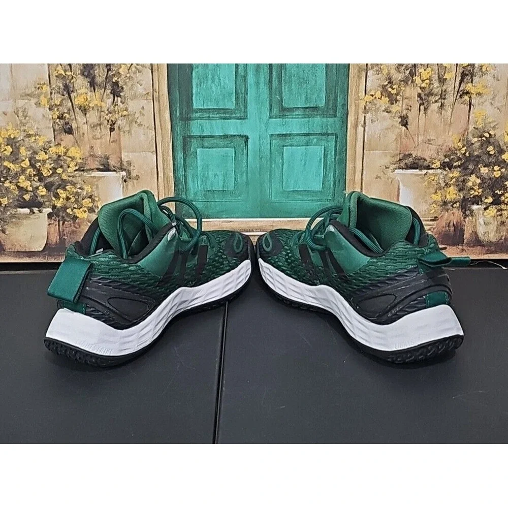adidas Exhibit A Basketball Shoes Team Green Black- H67734 Men's Size 7